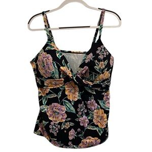 Floral Tankini Top - Like New - Size 1X